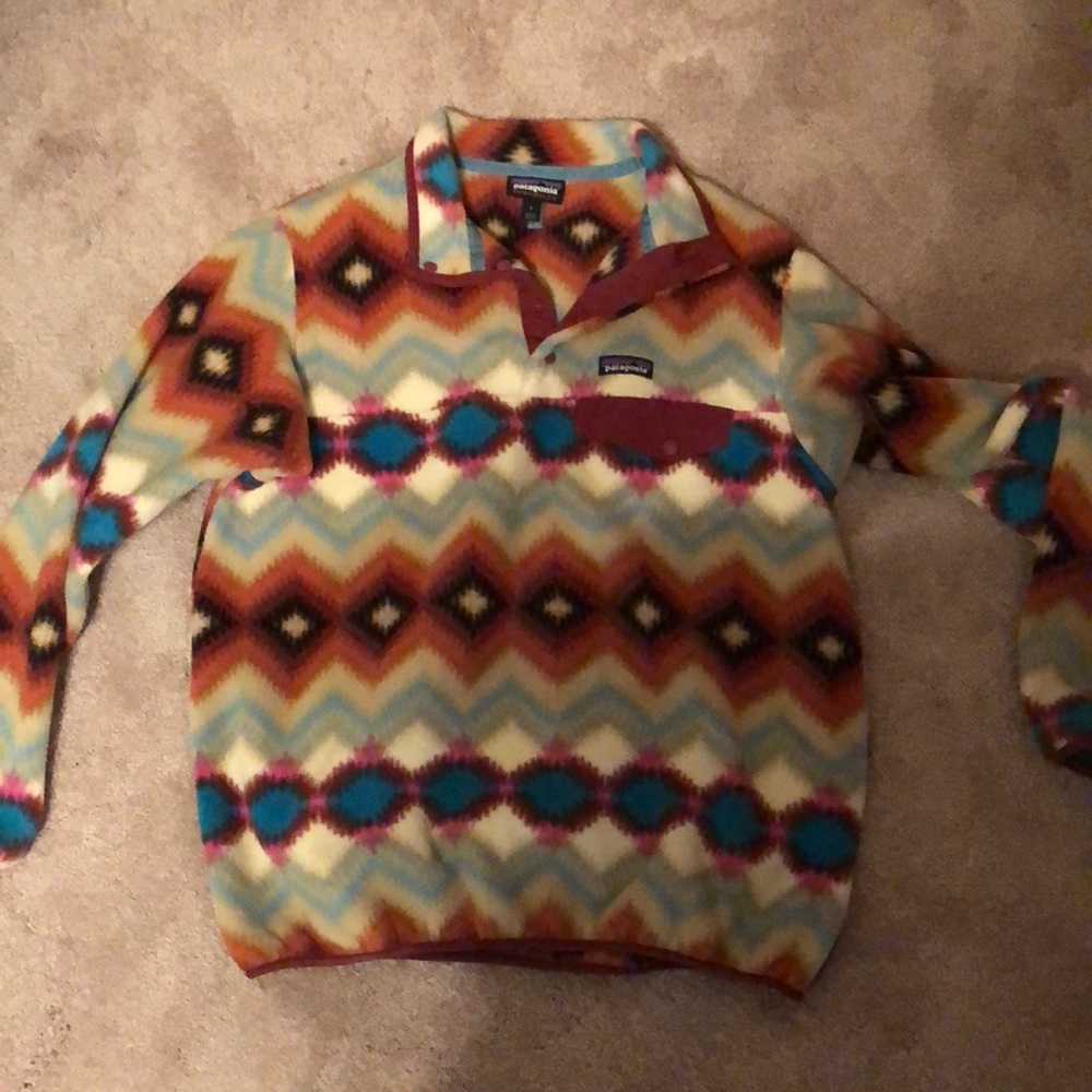 Patagonia patterned fleece
